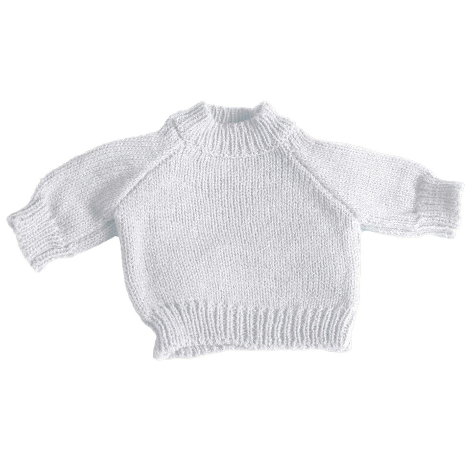 Mumbles Teddy Jumper Accessory - White - M