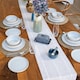 image 2 of Scandi Home 16 piece Stockholm Oatmeal Artisan Glaze Tableware Set