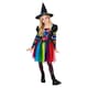image 2 of Rainbow Witch Girls Fancy Dress Costume Kids Large - Age 10-12