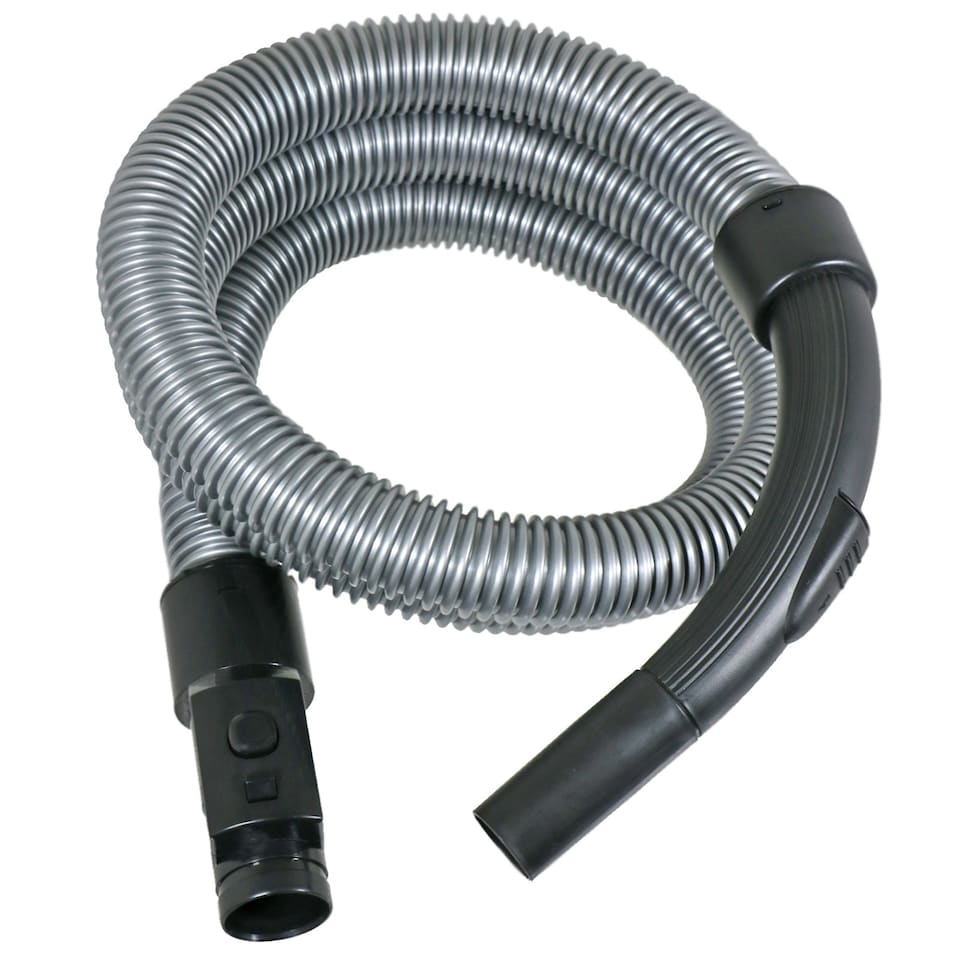 image 1 of SPARES2GO Hose for Morphy Richards 980563 980571 Bagless Cylinder Vacuum Cleaner (2m) Grey