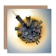 image 1 of Little World Chicago Skyline Wheel Art Card