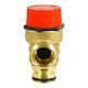 image 9 of SPARES2GO Pressure Relief Safety Valve for Baxi Boiler 3 Bar 1/2" BSP Male x Push Fit Brass PRV