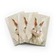 image 1 of Cute Smiling Bunny Greeting Card Baby Animal Any Occasion Set of 3 Blank Inside