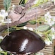 image 2 of Giant Heavy Duty Flick Top Garden Wild Bird Hanging Copper Effect Metal Fat Ball Feeder