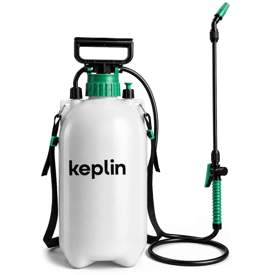 image 1 of Keplin Pump Action Garden Pressure Sprayer with Long Lance Spray and Mist Nozzle