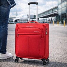 19 Inch Roller Suitcase Compact Travel Luggage Bag