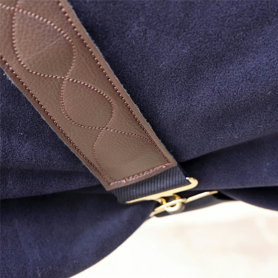 image 1 of Shires Deluxe Fleece Rug Blue | Size: 6ft 0
Colour: Navy