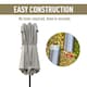 image 5 of Outsunny 4.6M Garden Patio Umbrella Canopy Parasol Sun Shade w/ Base Off White