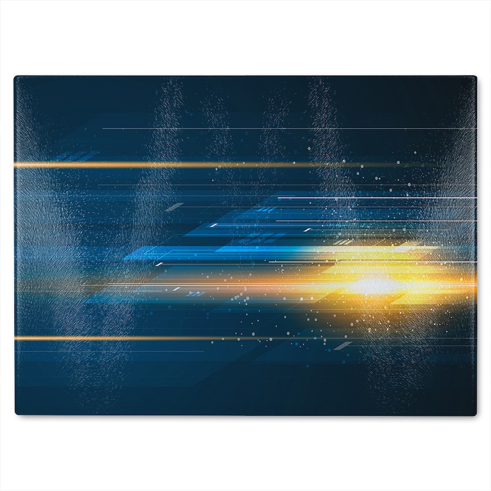 image 1 of Speed Movement Glass Chopping Board | Multi