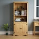 image 2 of Vida Designs Corona 2 Door Bookcase Storage Shelf, Solid Pine Wood
