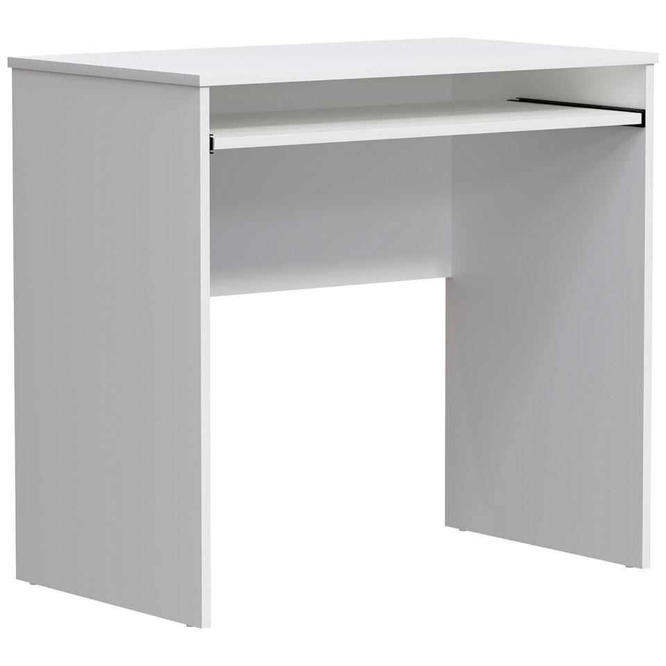 image 1 of Vida Designs Huby Computer Desk Compact Home Office Workstation, White