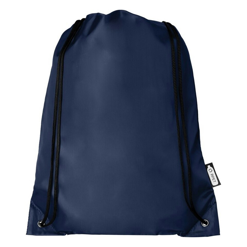 image 1 of Bullet Oriole Recycled Drawstring Backpack - Navy - One Size