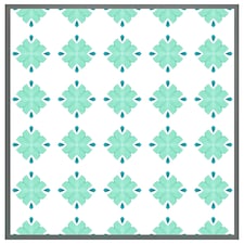 Green uncommon boho chic summer design (Picutre Frame) Grey | XL