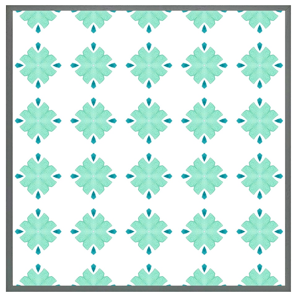 image 1 of Green uncommon boho chic summer design (Picutre Frame) Grey | XL