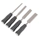 image 1 of Blackspur 4pc Carbon Steel Firmer Chisel Set - Black