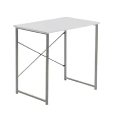 Harbour Housewares Industrial Office Desk - White | White | White