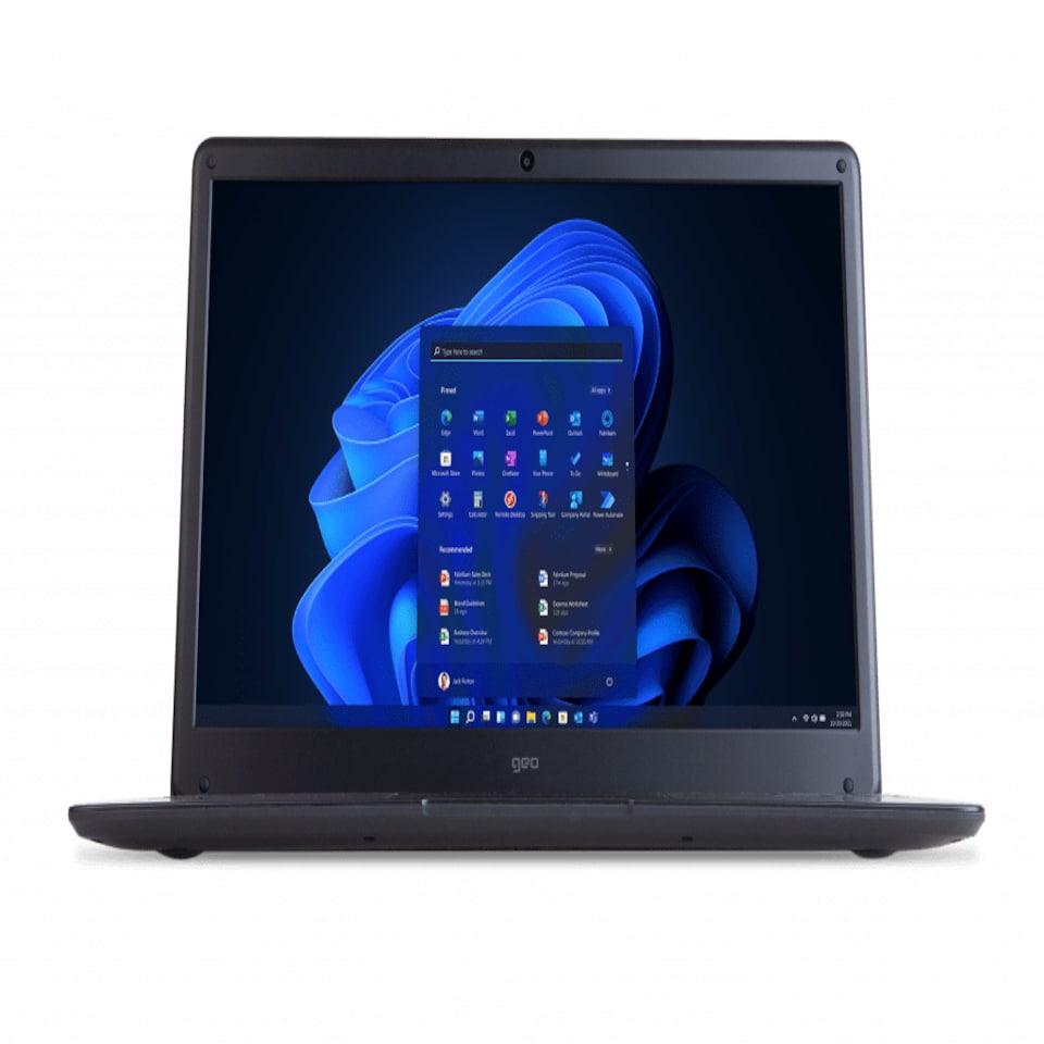 image 1 of Geo Infinity GeoBook 540 14.1" Laptop Intel i5 8GB RAM 256GB SSD Windows 10 Pro With Fingerprint Reader