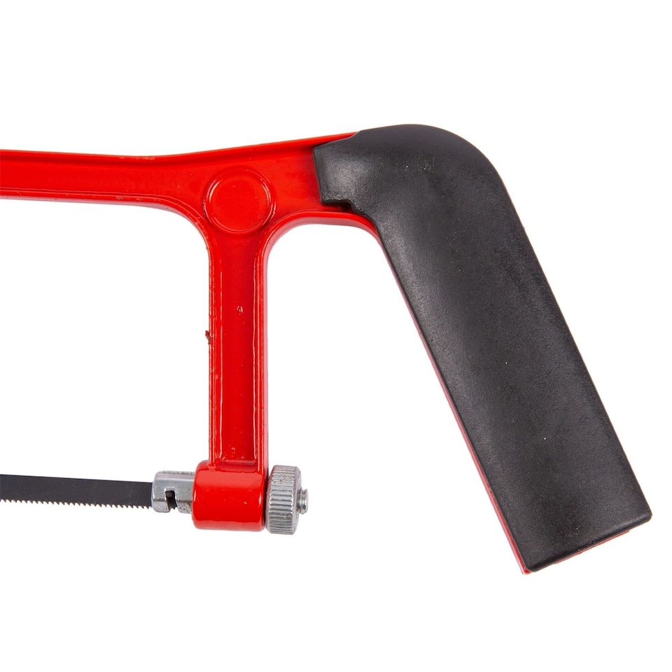 image 1 of Blackspur Junior Aluminium Hacksaw with Mitre Box - 15cm - Red