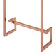 image 5 of Allure Rose Gold Angled Legs Console Table Multi