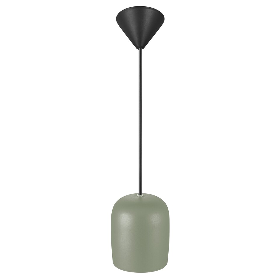 image 1 of Nordlux Notti Indoor Pendant Light Green Metal E27 Hand Blown Glass - Mains Powered, IP20