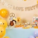 image 2 of Peace Love Party Cardboard Letter Banner 200cm