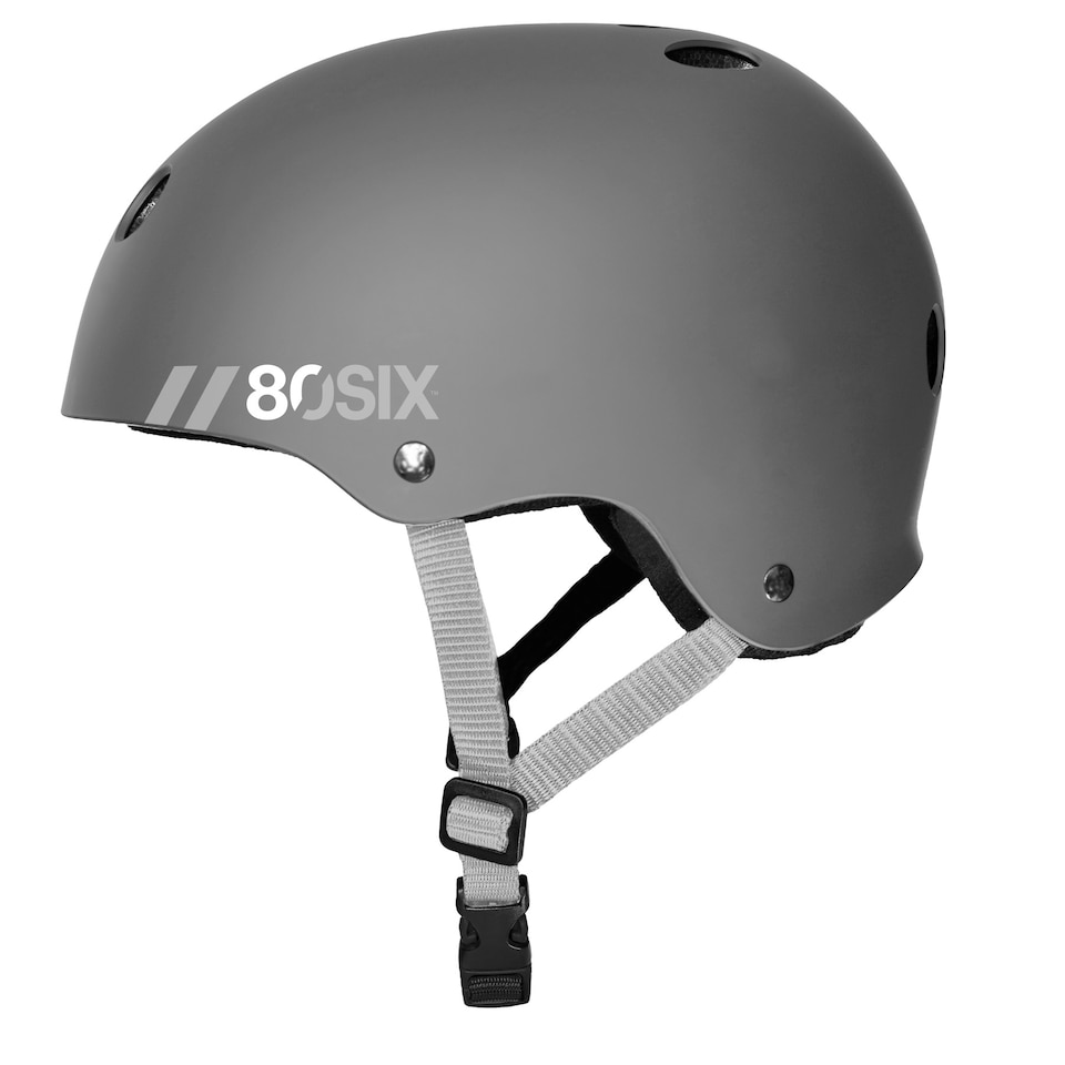 image 1 of Kids Multi Sport Helmet Grey 5+