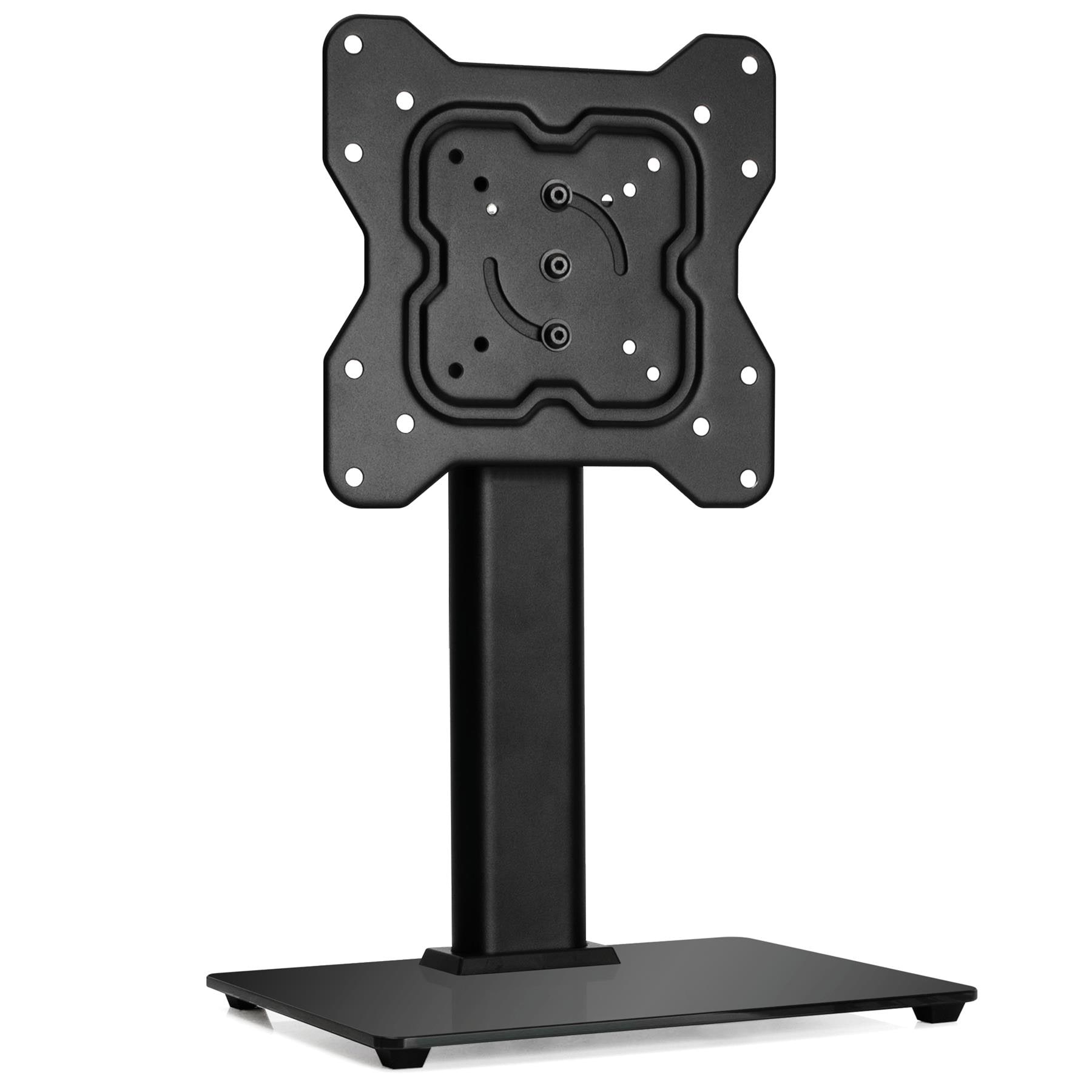 Futura Universal TV Stand 17 to 55 Inch TVs Height Adjustable VESA 200x200mm | Black | Black | One Size | 1