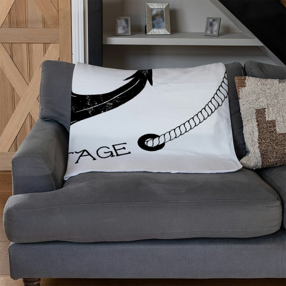 image 1 of Nautical Anchor (Blanket)