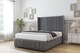 image 2 of Sloomy Hargrave Armour Coniston Divan Bed With Mattress 2 Drawers Footend With 54" Wingback Headboard & 12" Matching Footboard 4' Small Double | Grey | Armour | Small Double | 1