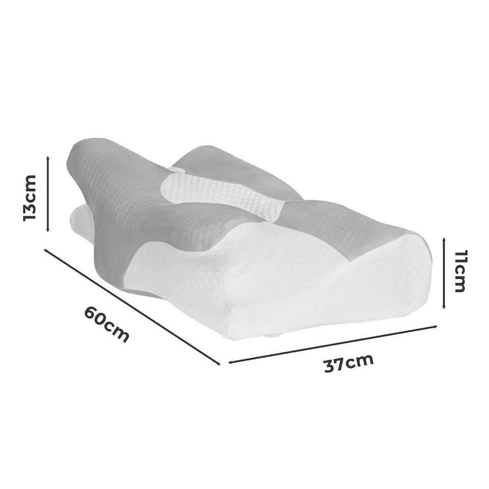 image 1 of Lavio Orthopedic Neck Pillow Memory Foam Cervical Support Pillow for Pain Relief