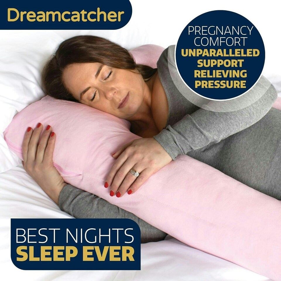 image 1 of Dreamcatcher U-Shaped Pregnancy Pillow Maternity Nursing Support Cushion Pink Pink