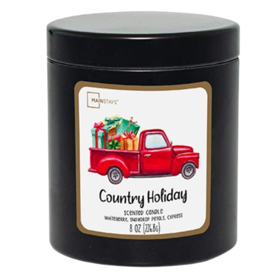 Mainstays Country Holiday Scented Candle 8oz (226g)