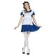 image 1 of Alice In Wonderland Womens/Ladies Alice Costume Set - Blue/White - L L