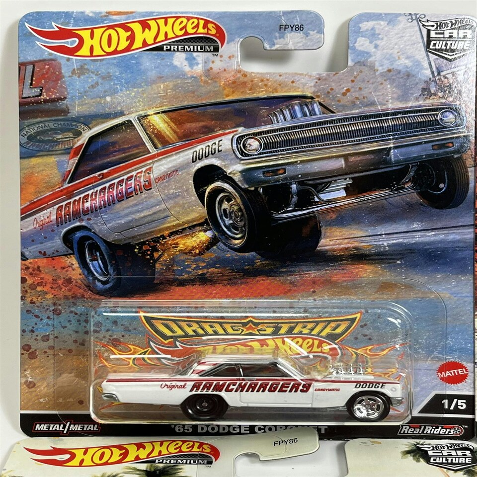 image 1 of Hot Wheels Dragstrip Car Culture 5 Car Set 1:64 Hot Wheels FPY86 957R