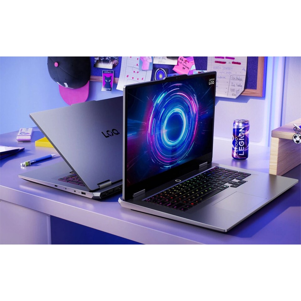 image 1 of Lenovo LOQ 17IRX10 Intel Core i7-13650HX 24GB RAM 1TB SSD RTX 5050 17.3 Inch Full HD Windows 11 Home Gaming Laptop - Grey - 83JH0008UK