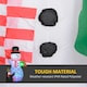 image 5 of Outsunny 8FT Inflatable Snowman Holding Gift Box w/ Penguin and LED Lights