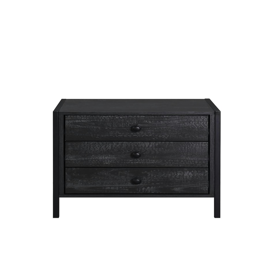 image 1 of Bedside with 3 Drawers