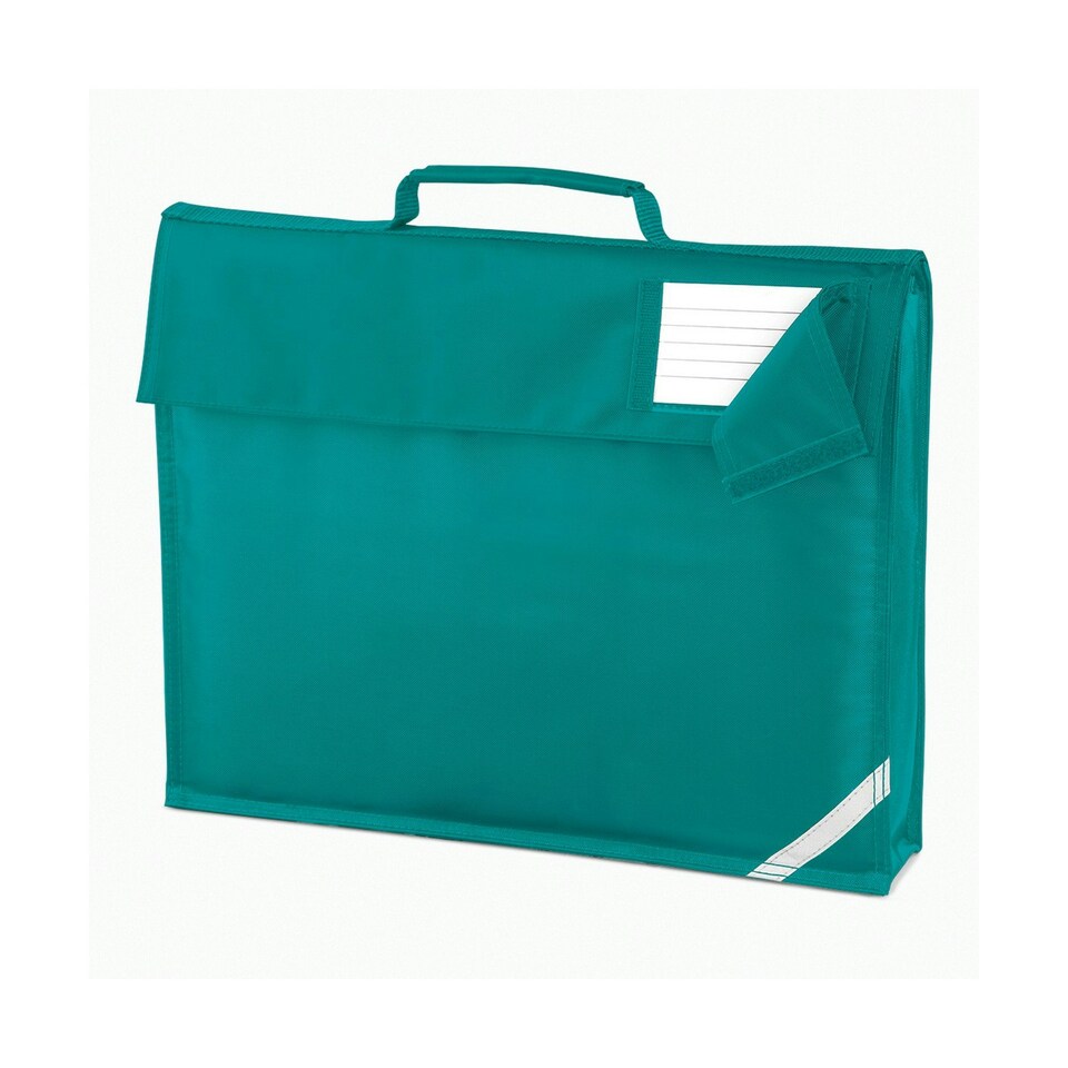 image 1 of Quadra Reflective Tape Book Bag - Emerald - One Size Green
