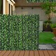 image 2 of Outsunny Artificial Leaf Hedge Screen Privacy Fence Panel for Garden 3Mx1M