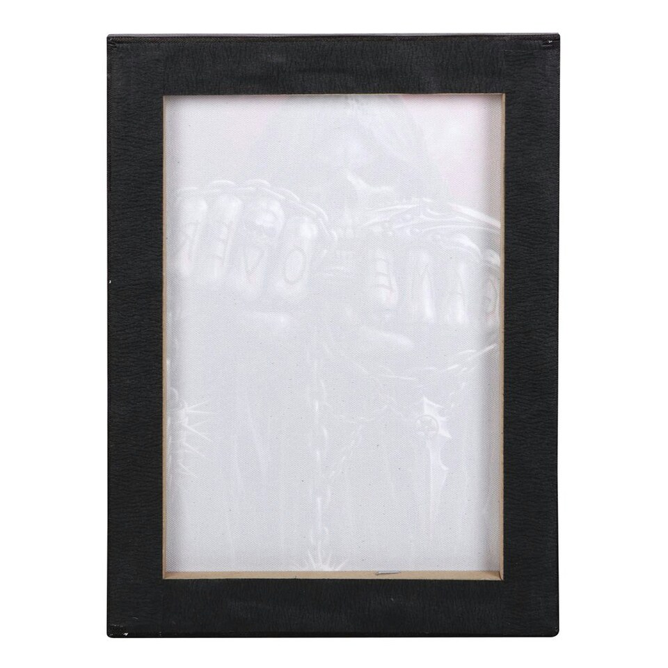 image 1 of Spiral Direct Game Over Canvas Plaque - Grey/Black/Red - 25cm x 19cm