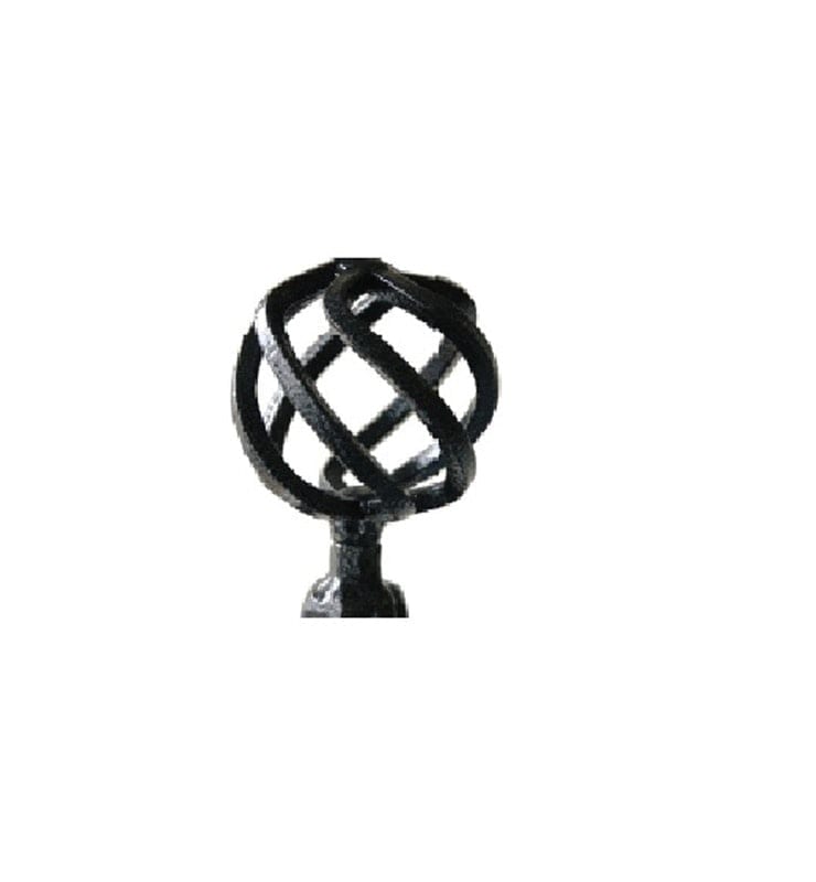 Poppyforge Large Cage Top - Steel - Bare Metal/Ready to Rust in Black