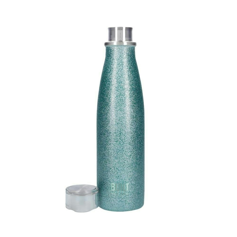 Built Water Bottle Perfect Seal 500ml Glitter Aqua