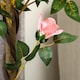 image 8 of Outsunny Set of 2 90cm Artificial Rose Tree, Fake Decorative Plant, Pink