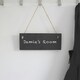 image 5 of Nicola Spring Rectangle Slate Memo Boards with Rope & Chalk Pencils - 25cm x 10cm - Black - Pack of 6