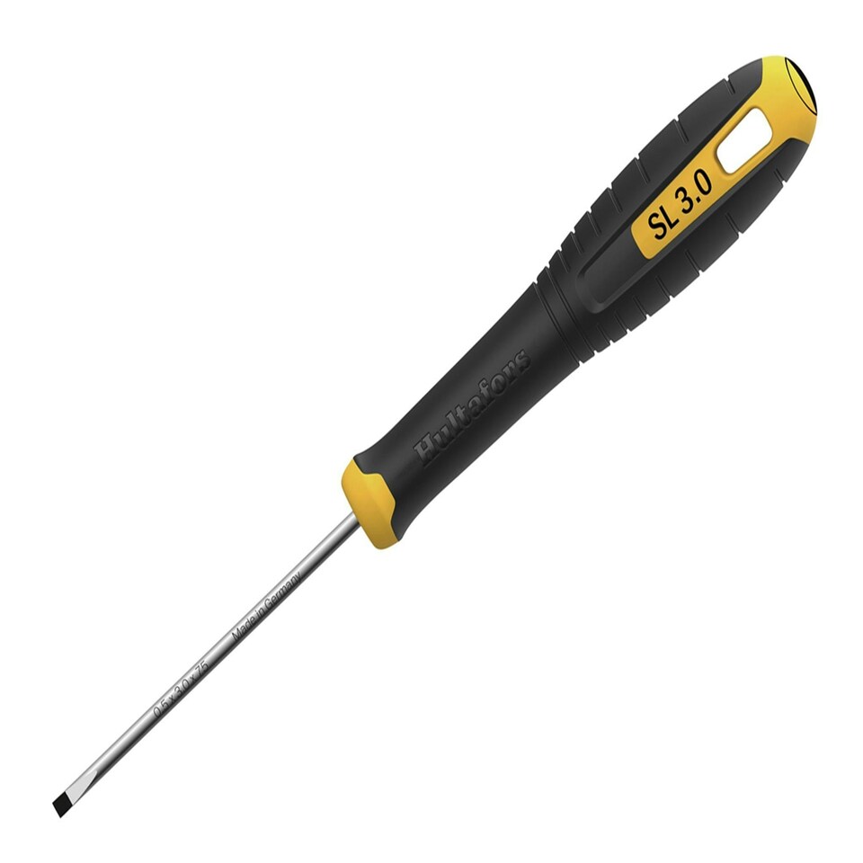 image 1 of Hultafors Slotted Screwdriver - Multi Colour - 3.0 x 75mm