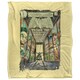 image 1 of Batman Prowl The Gallery Comic Cover Blanket - Multicoloured - One Size