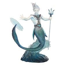 Anne Stokes Water Elemental Wizard Collectable Figurine - Blue/White - One Size