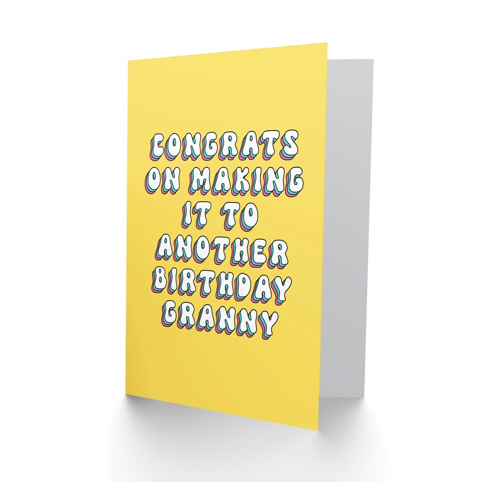 image 1 of Congrats On Making It Another Year Woman Girl Her Birthday Card