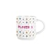 image 3 of Retro Player 1 & Player 2 Stacking Mug Set - Arcade Gaming Drinkware Gift | White