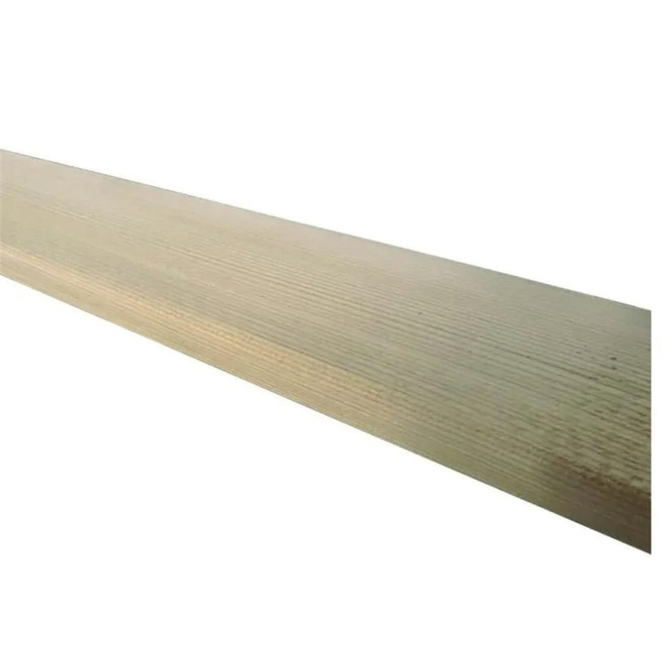 image 1 of PACK OF 10 (Total 10 Units) - 25mm x 50mm (20mm x 45mm Finish) Rounded Planed Redwood Treated Timber Slats - 4.2m Length